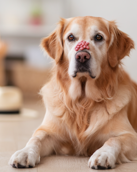 Mon chien a des boutons ! Quand l’acné canine entre en jeu