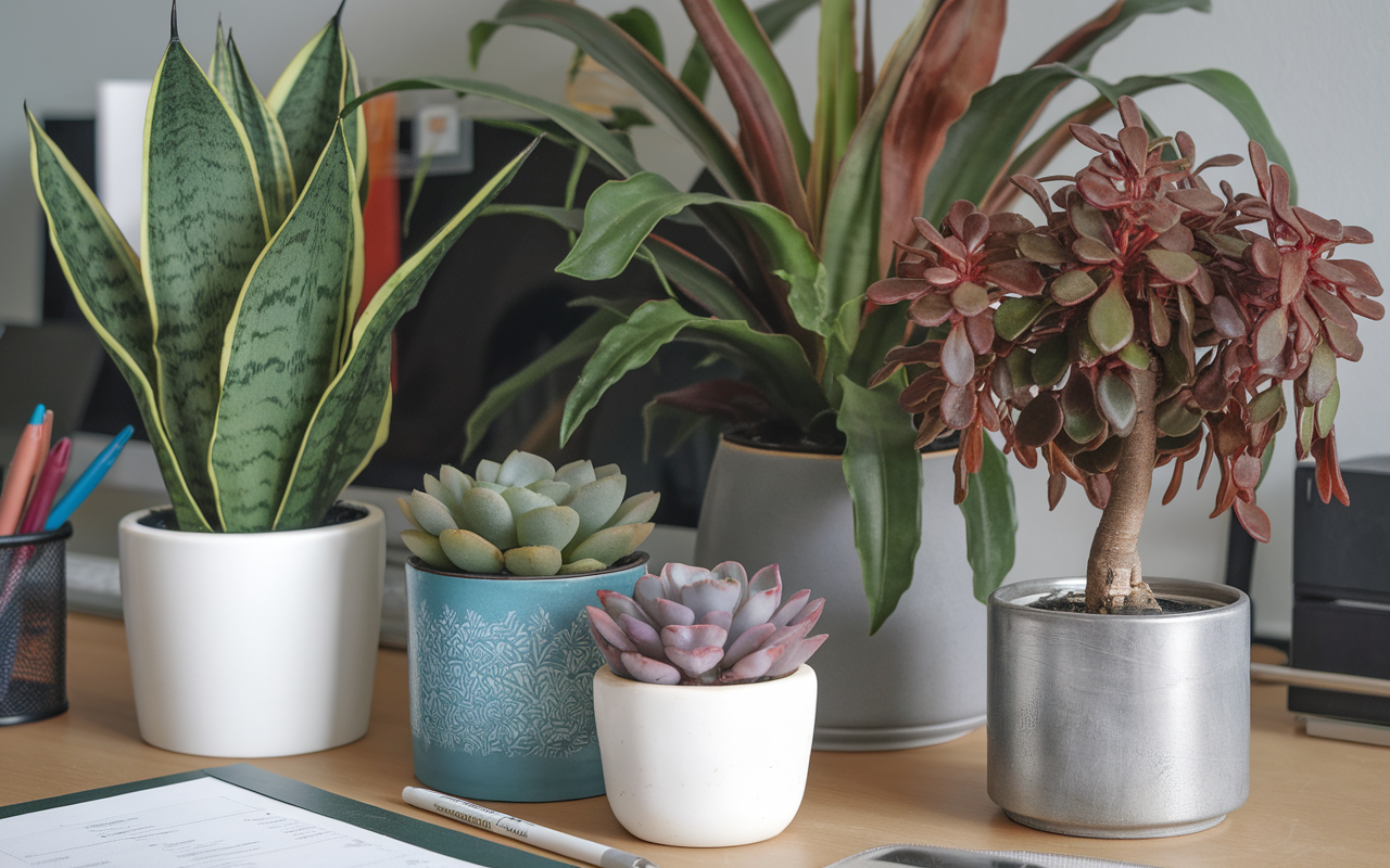 Des plantes au bureau pour booster votre bien-être au travail