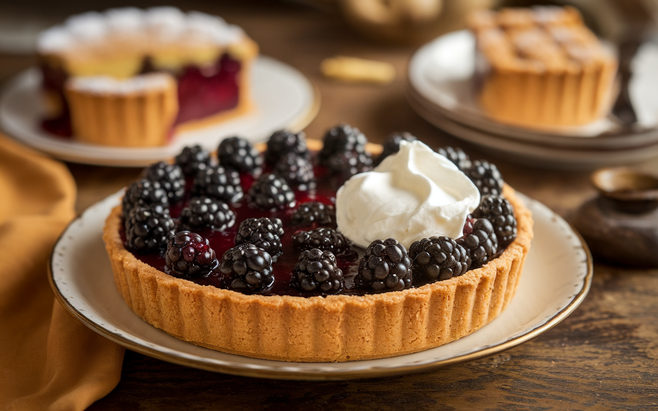 La tarte aux mûres traditionnelle : un dessert indémodable à déguster