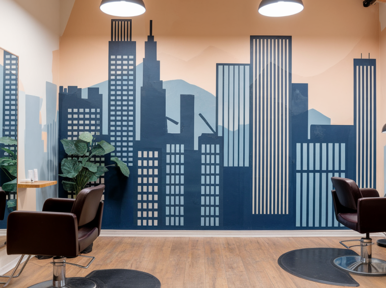Badigeonner son salon avec style : déco murale peinture vives