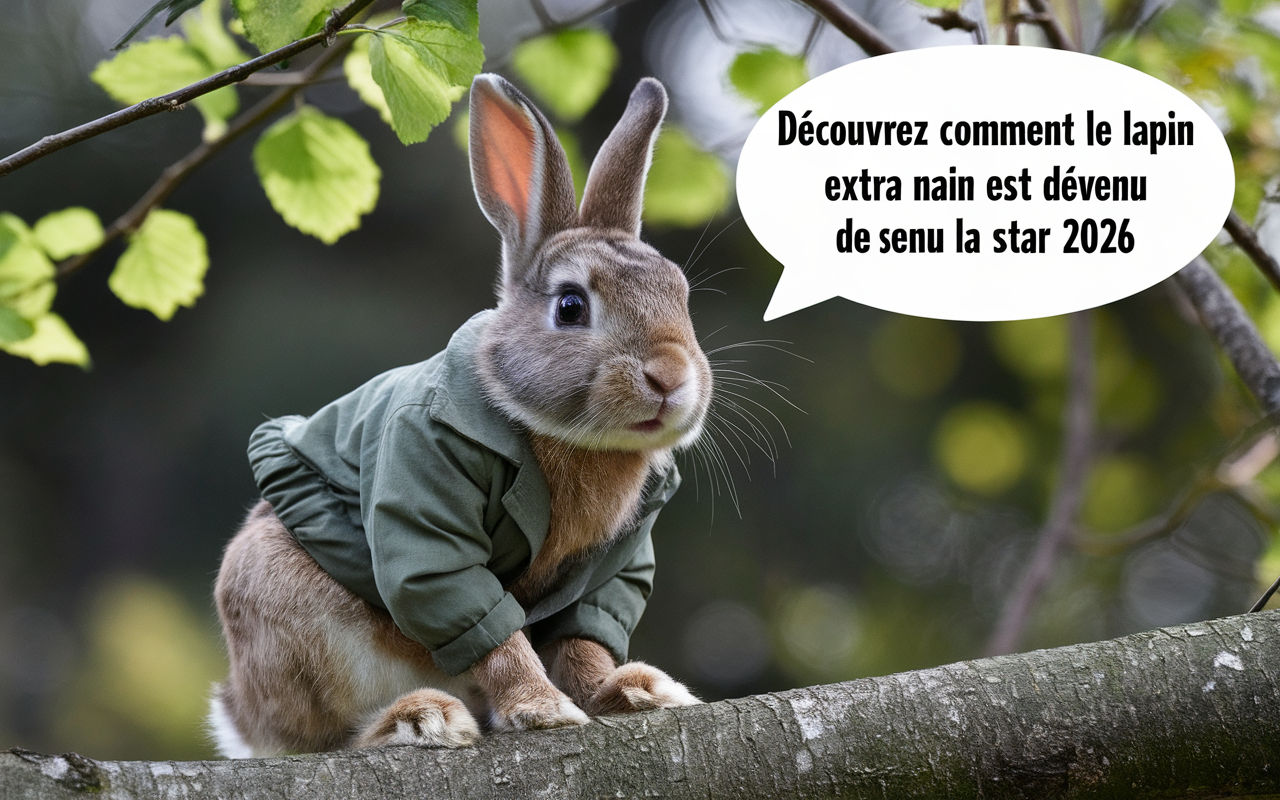 Découvrez comment le lapin extra nain est devenu la star 2026